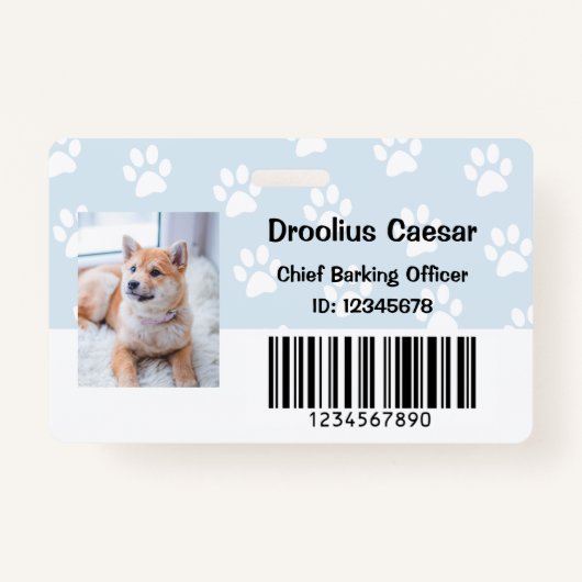 Huisdier Dierenverzorging Dierenarts Aangepaste Fo Badge (Voorkant)