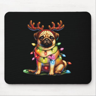 Huisdier Dierenvrienden Schattigee Pug Dogs Rendie Muismat