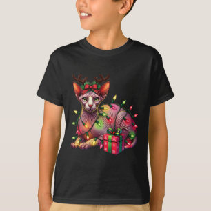 Huisdier Dierenvrienden Schattigee Sphynx Cat Rein T-shirt