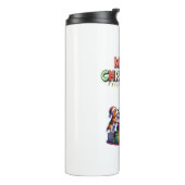 Huisdier Dierenvrienden Xmas Beagle Dogs Decoratin Thermosbeker (Gedraaid links)