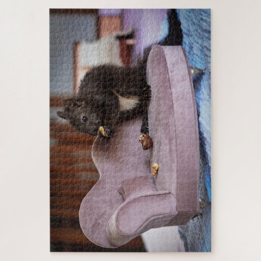 huisdier eekhoorn puzzel legpuzzel (Verticaal)