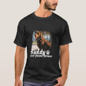 Huisdier Eenvoudig Modern aangepaste naam en foto T-shirt (Voorkant)