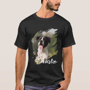 Huisdier Eenvoudig Modern personaliseerbare Naam e T-shirt