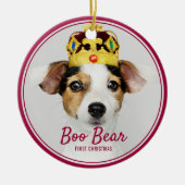 Huisdier Eerste Kerstdag Keramisch Ornament (Voorkant)