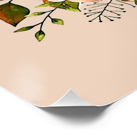 Huisdier eigenaar Gift Custom Hond Wall Art Leuke  Perfect Poster (Hoek)