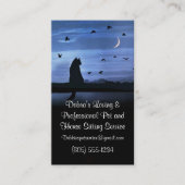 Huisdier en Huis Zittend Professioneel Visitekaartje (Voorkant)