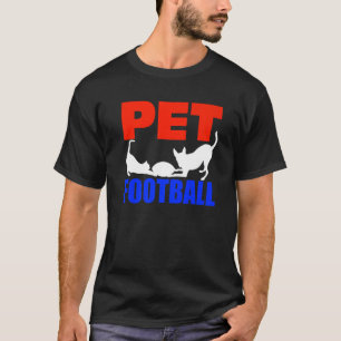Huisdier Football Een Hond En Kat T-shirt