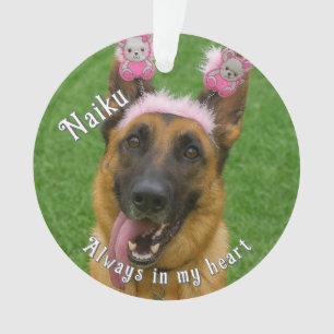Huisdier Foto Acryl Memorial Ornament