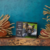 Huisdier Foto Herdenking - Hond Foto Aandenken - H Fotoplaat (Zijkant)