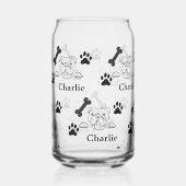 Huisdier foto kan glazen cup gepersonaliseerde har (Voorkant)