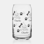 Huisdier foto kan glazen cup gepersonaliseerde har (Achterkant)