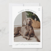 Huisdier foto Kerstmis vakantie Kaart (Voorkant)