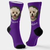 Huisdier foto voor hond of kat eigenaar sokken (Gebogen)