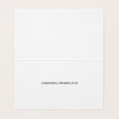 Huisdier Fotograaf Dierenverzorger Chic Visitekaar Visitekaartje (Binnenkant ongevouwen)