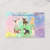 Huisdier fotograaf - Dog Walker Visitekaartje (Voorkant)