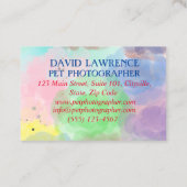 Huisdier fotograaf - Dog Walker Visitekaartje (Achterkant)