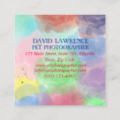 Huisdier Fotograaf- Pet Photography Visitekaartje (Achterkant)