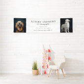 Huisdier Fotografie Hond Bedrijfsfoto Sjabloon Spandoek (Insitu)