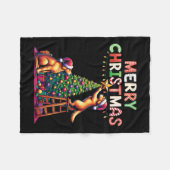 Huisdier Golden Retriever honden versieren Christu Fleece Deken (Voorkant (Horizontaal))