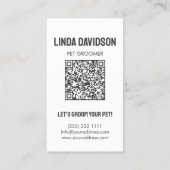 Huisdier Grooming Salon Care Boutique Komondor Por Visitekaartje (Achterkant)