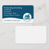 Huisdier Grooming Theme Visitekaartjes Modern (Voorkant / Achterkant)