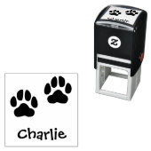Huisdier Handtekening Met Pootafdruk Stempel Charl (In situ)