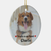 Huisdier Herdenking Geschenk ter nagedachtenis aan Keramisch Ornament (Rechts)