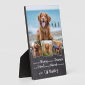 Huisdier-herdenking-hond-verlies-herinneringsgedic Fotoplaat (Zijkant)