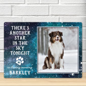 Huisdier Herdenking Huisdier Verlies Aandenken Hon Fotoplaat