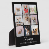 Huisdier-herdenkingscadeau Aandenken aan huisdierv Fotoplaat (Zijkant)