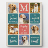 Huisdier-herdenkingsgeschenk Verlies van huisdier Fotoplaat (Voorkant)