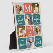 Huisdier-herdenkingsgeschenk Verlies van huisdier Fotoplaat (Zijkant)