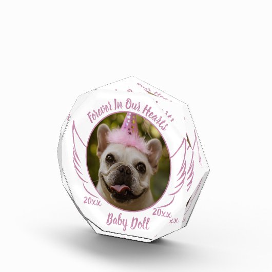 Huisdier Herinnering Foto Naam Datum Herdenkingsge (Rechts)