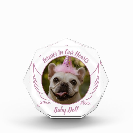 Huisdier Herinnering Foto Naam Datum Herdenkingsge (Voorkant)