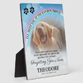 Huisdier-herinnering Rainbow Bridge-foto Fotoplaat (Zijkant)