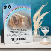 Huisdier-herinnering Rainbow Bridge-foto Fotoplaat (Zijkant)