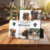 Huisdier-herinneringsfotocollage In Liefdevolle He Fotoplaat