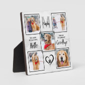 Huisdier-herinneringssieraad 5 foto-collage fotoplaat (Voorkant)