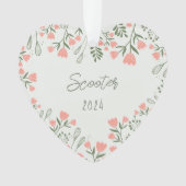 Huisdier-herinneringssieraad Ornament (voorkant)