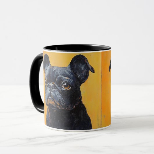 Huisdier Hond Elegante Moderne Aangepaste Foto Gep Mok (Voorkant links)