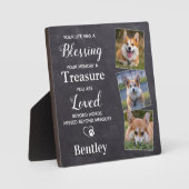 Huisdier Hond Herdenking Huisdier Verlies Cadeau P Fotoplaat (Voorkant)