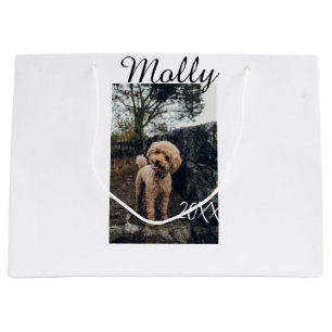 Huisdier hond kat dier verjaardag foto modern jaar groot cadeauzakje