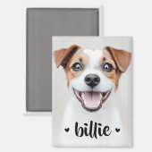 Huisdier hond kat foto naam schattige harten magneet (Voorkant / Achterkant)