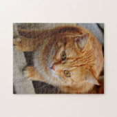 Huisdier Hond Kat Foto Sjabloon Fun Personaliseer Legpuzzel (Horizontaal)