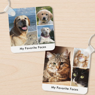 Huisdier Hond Kat Mijn Favoriete Gezichten Foto Co Sleutelhanger