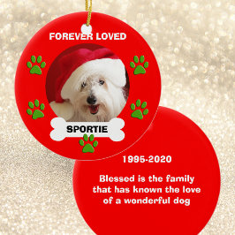 Huisdier Hond Memorial Kerstmis Ornament Gifts