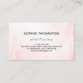 Huisdier hotel & huisdier zitten visitekaartje (Achterkant)