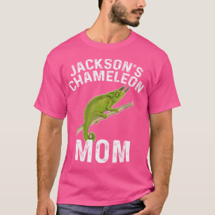 Huisdier Jackson's kameleon moeder reptiel herpeto T-shirt