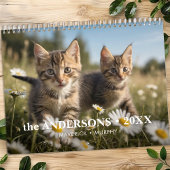 Huisdier Kat Custom Foto's Modern Schattige 12 Maa Kalender