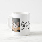 Huisdier Kat Foto Koffiemok (Voorkant links)